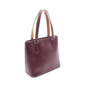 Louis Vuitton Stockton handbag Monogram Matte leather purple Violet